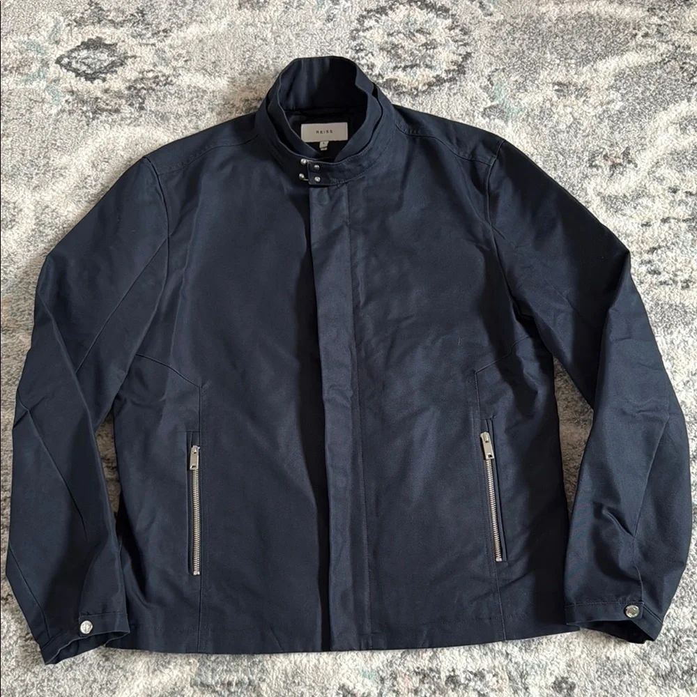 Men’s Reiss Bartlett Jacket in Navy